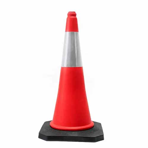 500mm Height Cheap Hot Sale Traffic Road Signal Cone Sport Training PE Cones With Rubber Base